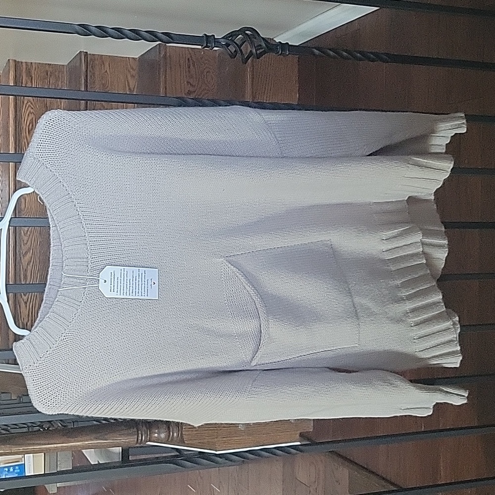 NWT Large/Light brown knit sweater